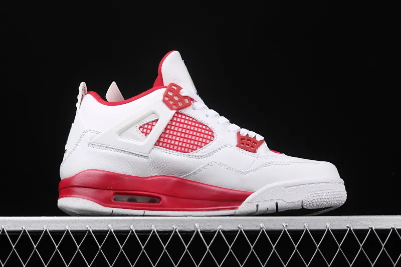 All categories Air Jordan Jordan series basketball shoes Air Jordan 4 Air Jordan 4 Motorsport AJ4 Joe 4 Racing White Red 308497-106